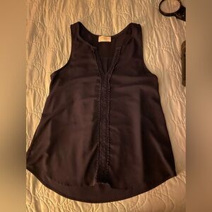 Everly Black Sleeveless Top
